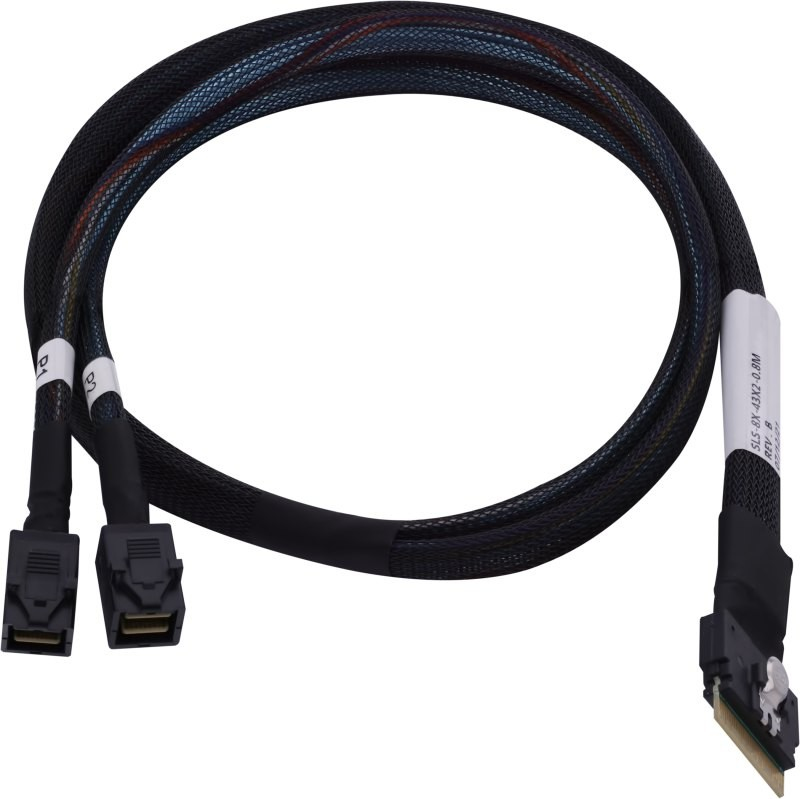 Microchip 2304900-R Adaptec Data Transfer Cable - SlimSASx8-SlimSASx8-0.8M